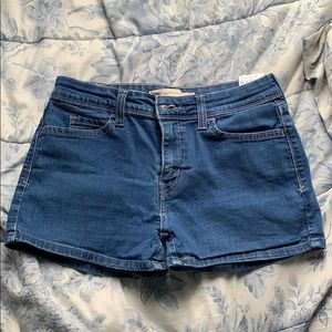 Levi’s Denim High Rise Shorts